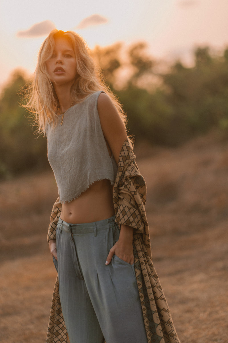Cocoon Jacket - Almond Berber