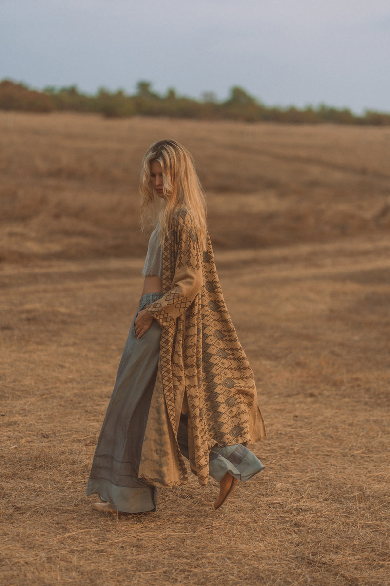 Cocoon Jacket - Almond Berber
