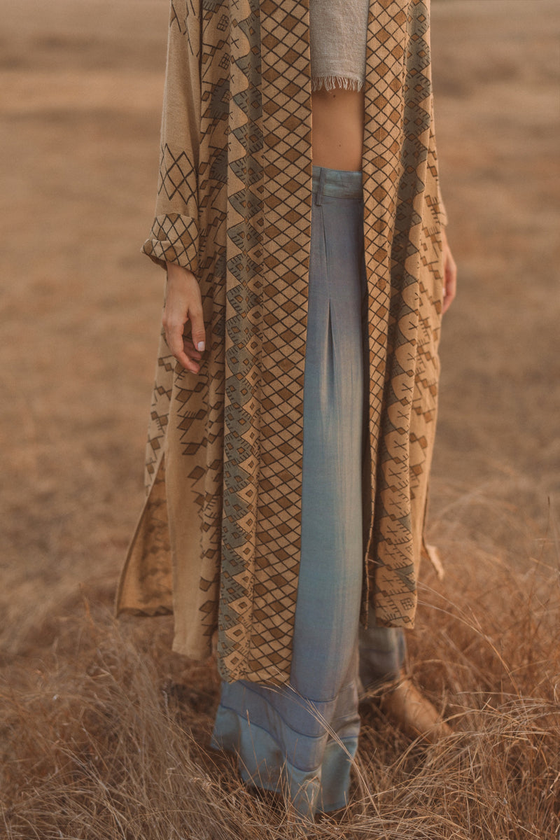 Cocoon Jacket - Almond Berber