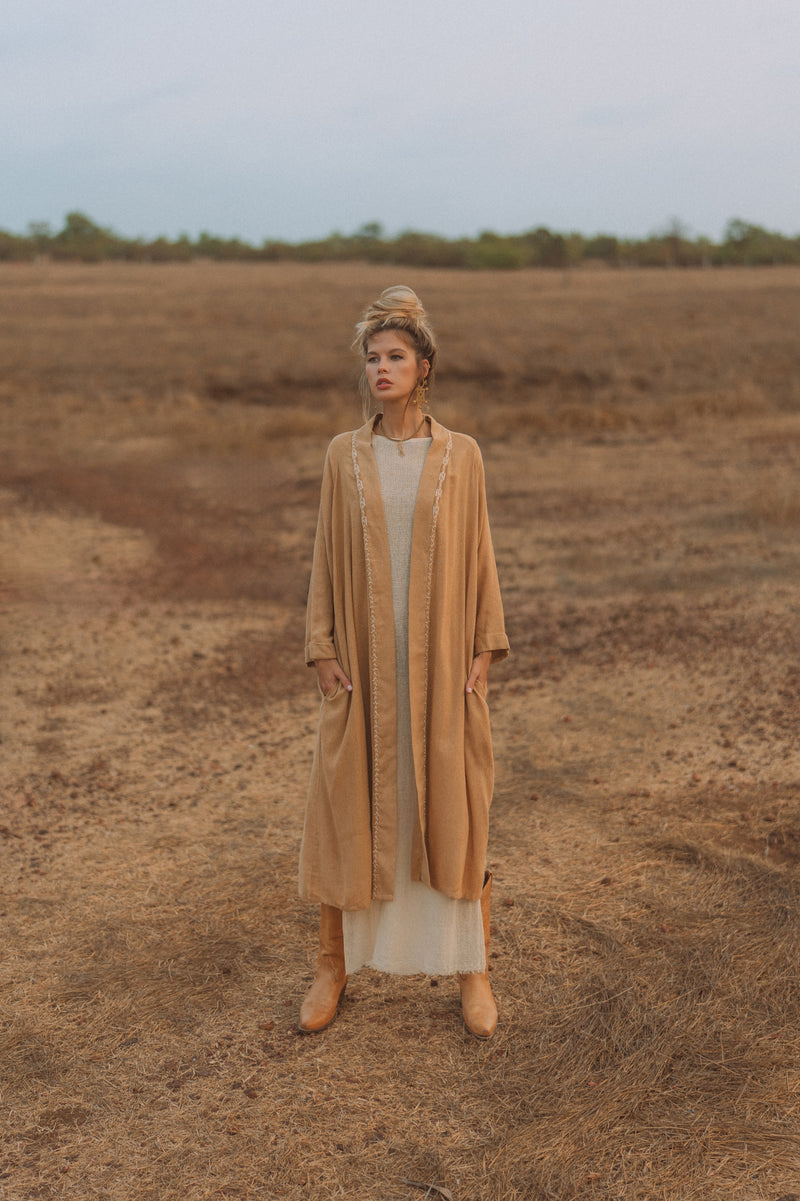 Cocoon Jacket - Almond