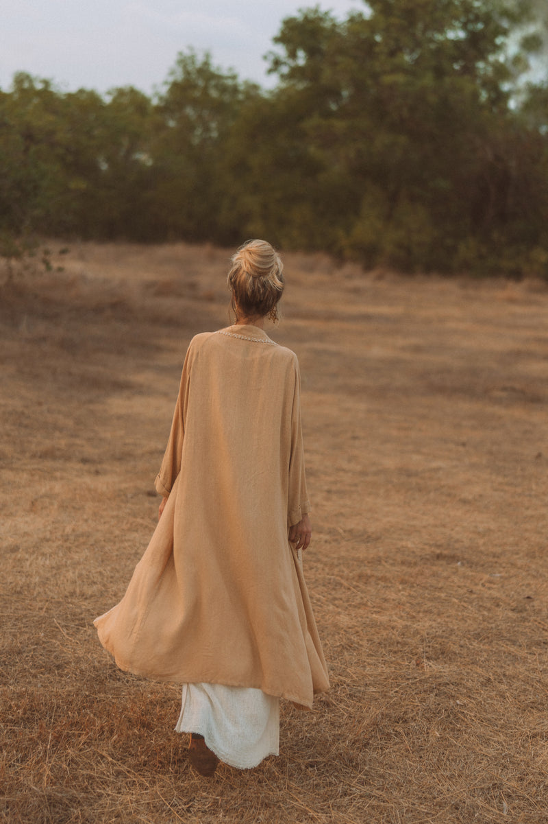 Cocoon Jacket - Almond