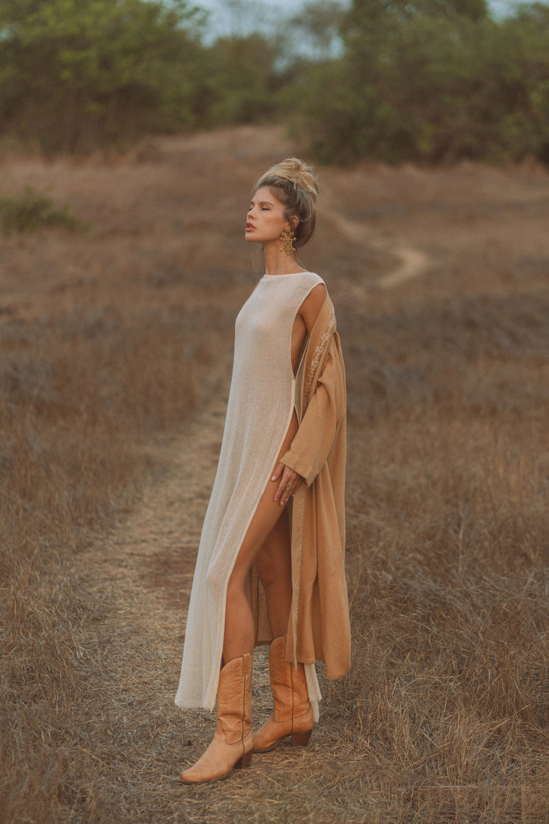 Cocoon Jacket - Almond