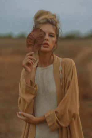 Cocoon Jacket - Almond