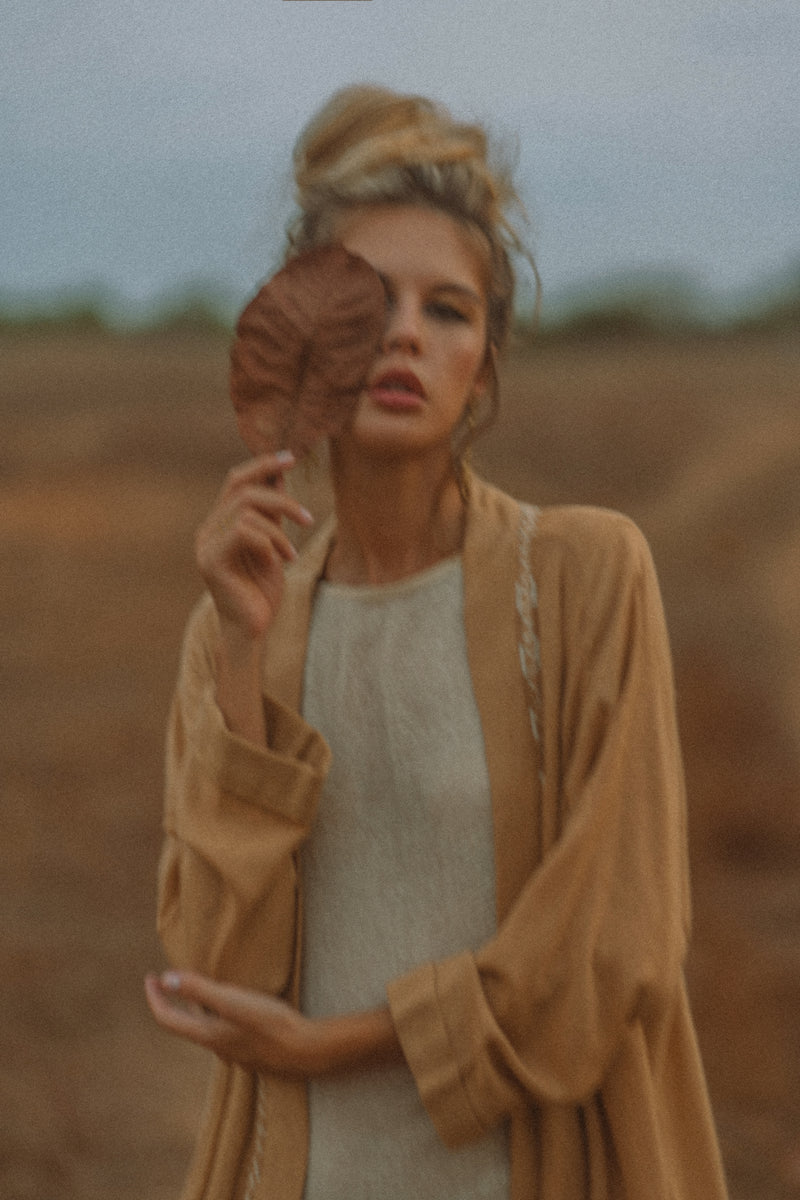 Cocoon Jacket - Almond
