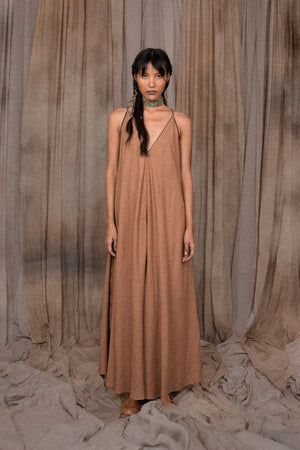 Akani Dress - Tobacco