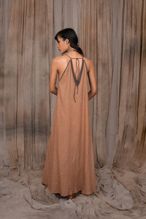 Akani Dress - Tobacco