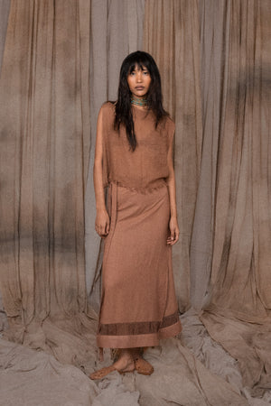 Miro Skirt- Tobacco