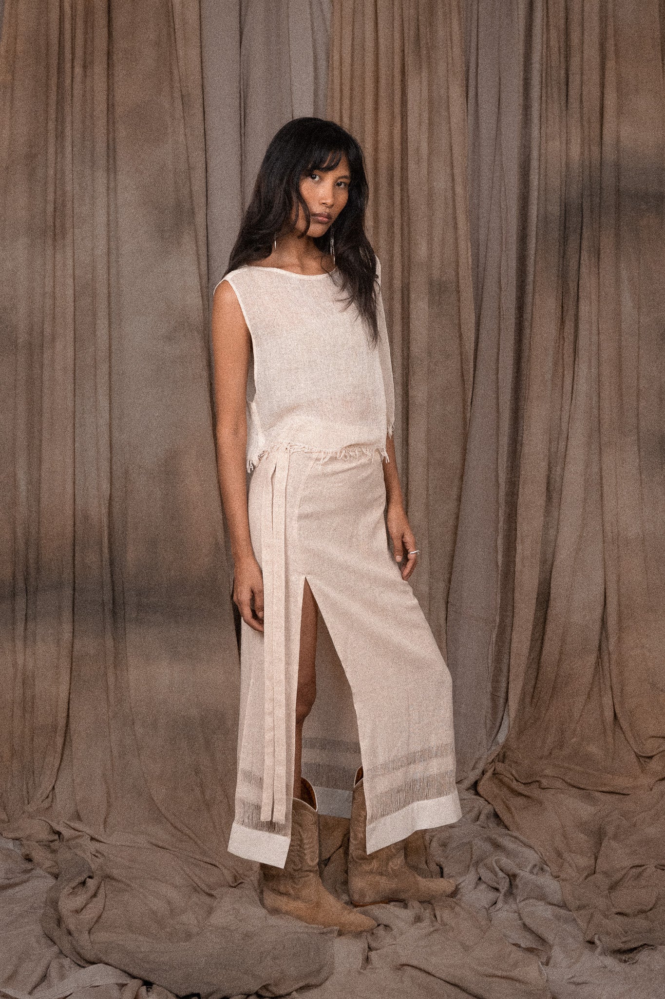 Miro Skirt- Ivory