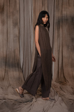 Sandal Dress - Charcoal