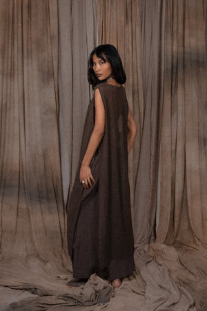 Sandal Dress - Charcoal