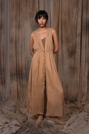 Alma Dress - Almond
