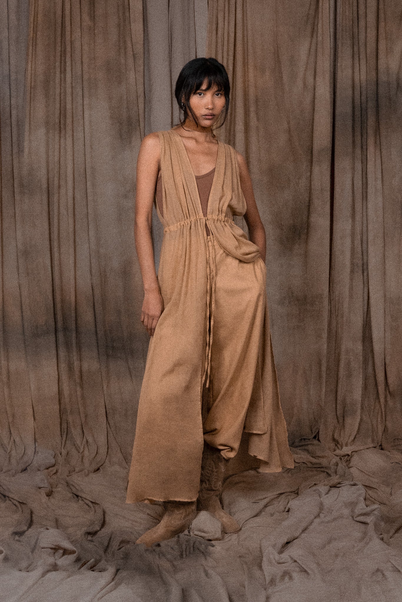 Alma Dress - Almond