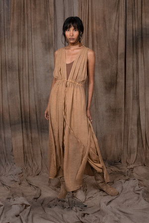 Alma Dress - Almond