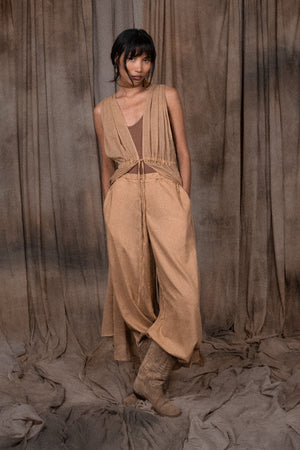 Alma Dress - Almond