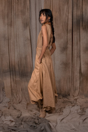 Alma Dress - Almond