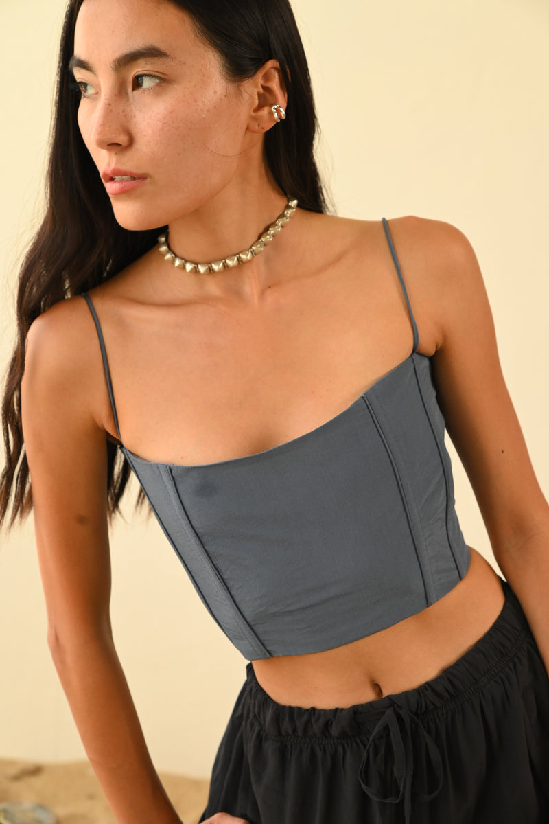 Amrita Corset | Indigo