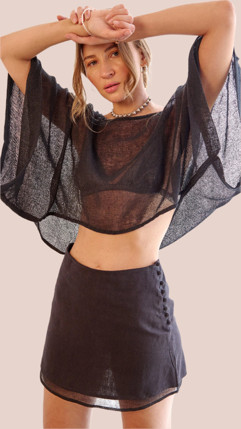 Zephyr Top | Noir