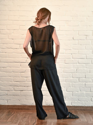 Sandal Top | Noir