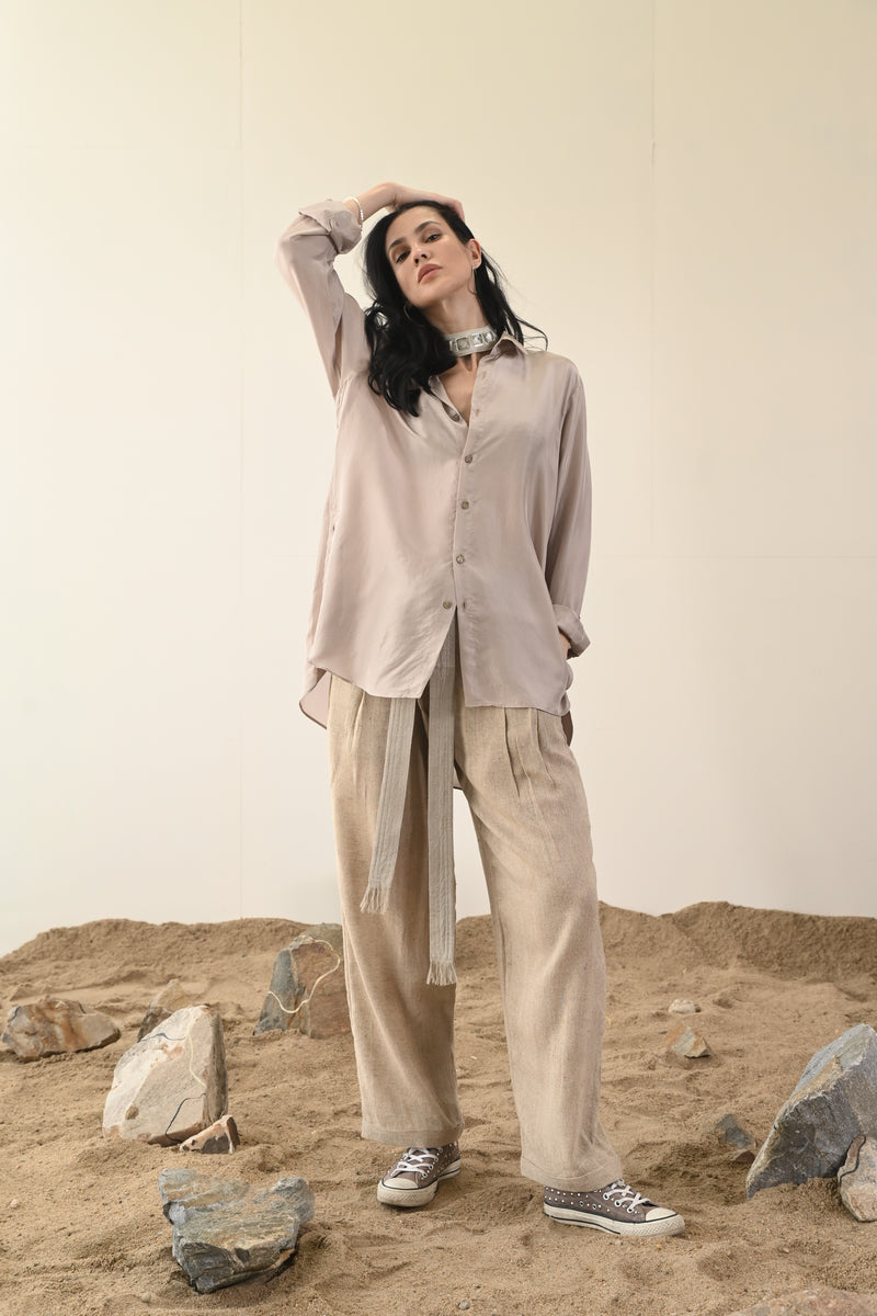 High Grade Habutai Silk Habutai Shirt from Savannah Collection by the White Raven Women Clothing