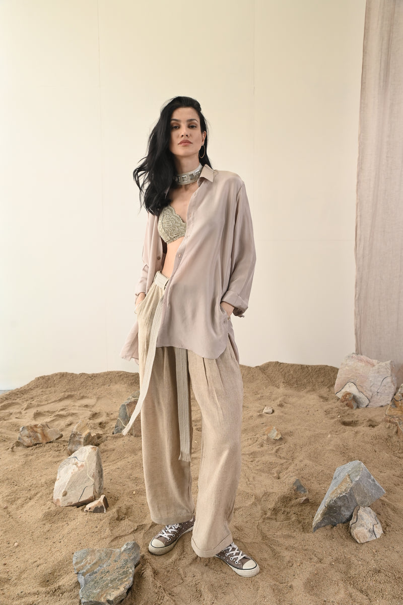 High Grade Habutai Silk Habutai Shirt from Savannah Collection by the White Raven Women Clothing