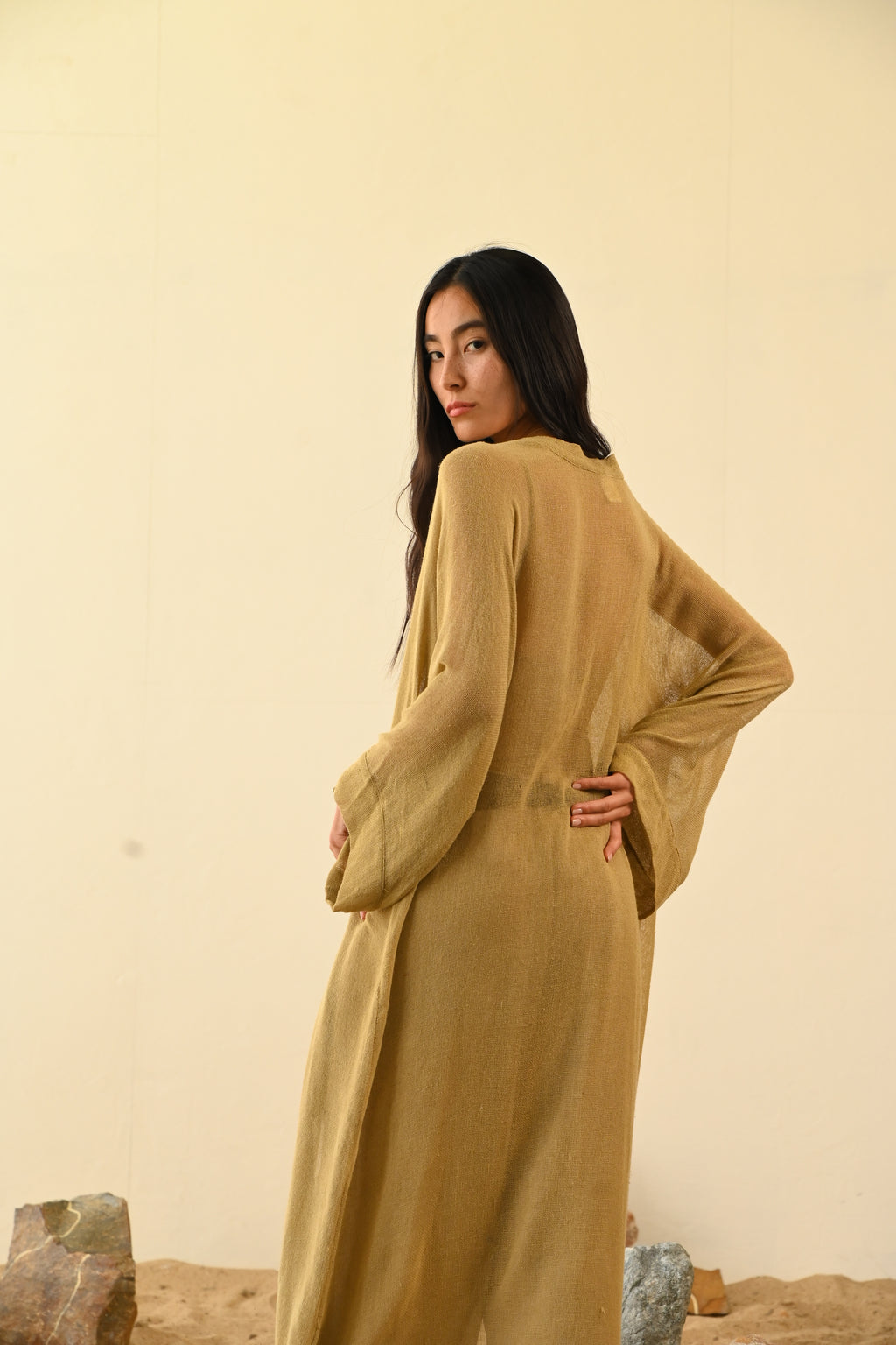 Hewa Kimono | Dark Gold