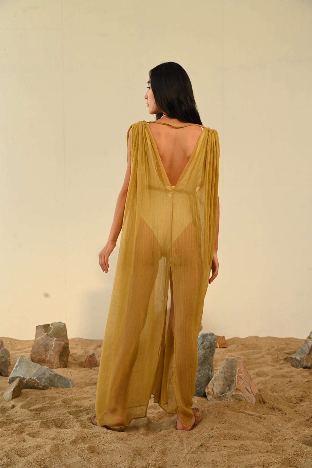 Jala Dress | Dark Gold