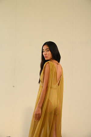 Jala Dress | Dark Gold