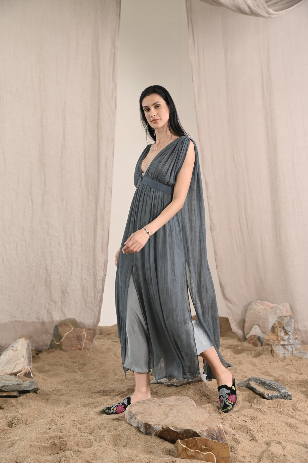 Jala Dress | Indigo