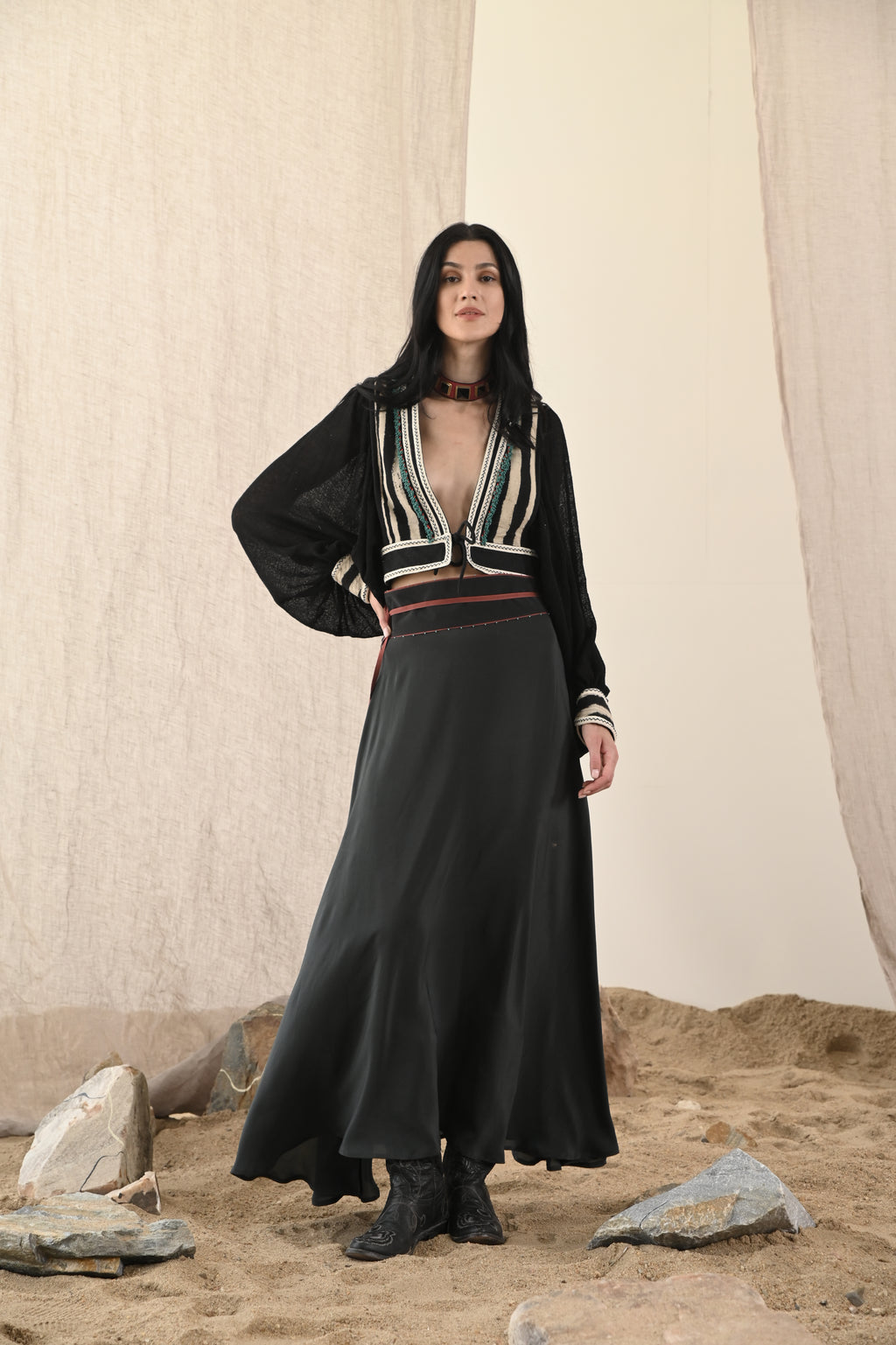 Verbena Skirt Noir Elixir Collection The White Raven Women Clothig