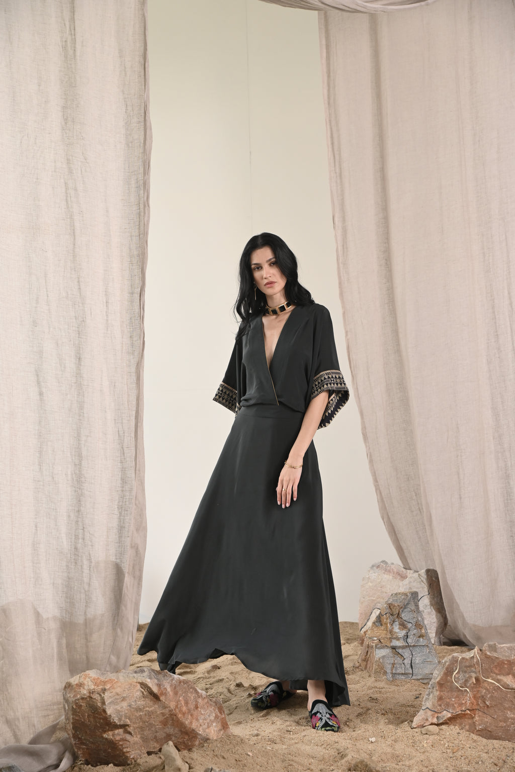 Nakisha Dress | Onyx