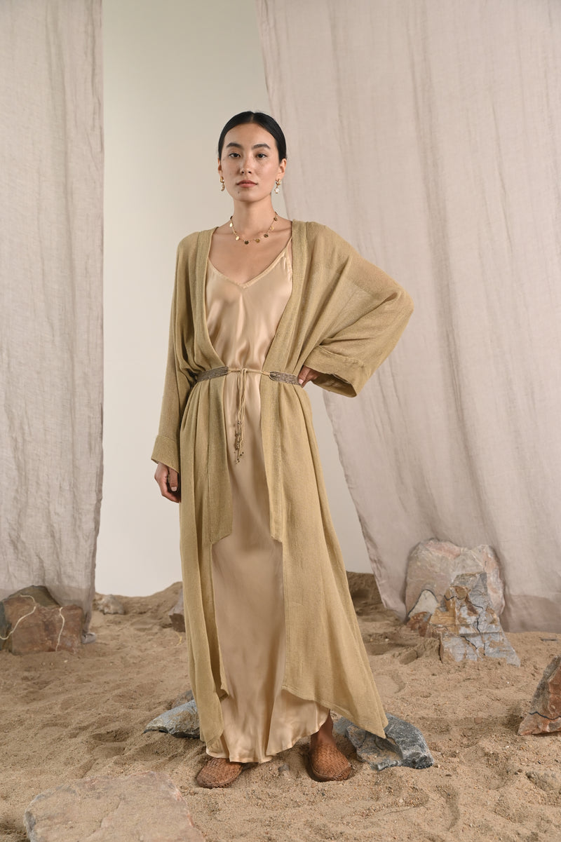 Rose Slip Dress | Champagne