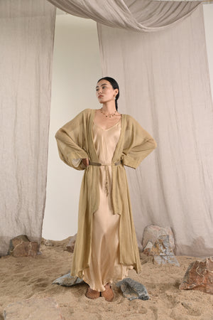 Rose Slip Dress | Champagne