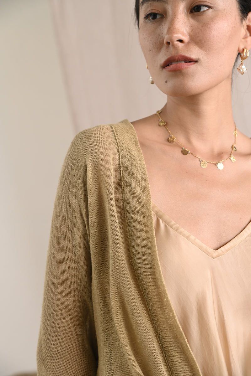 Rose Slip Dress | Champagne