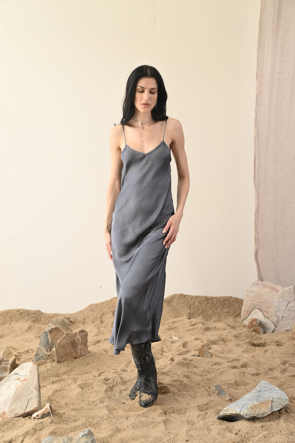 Rose Slip Dress | Indigo