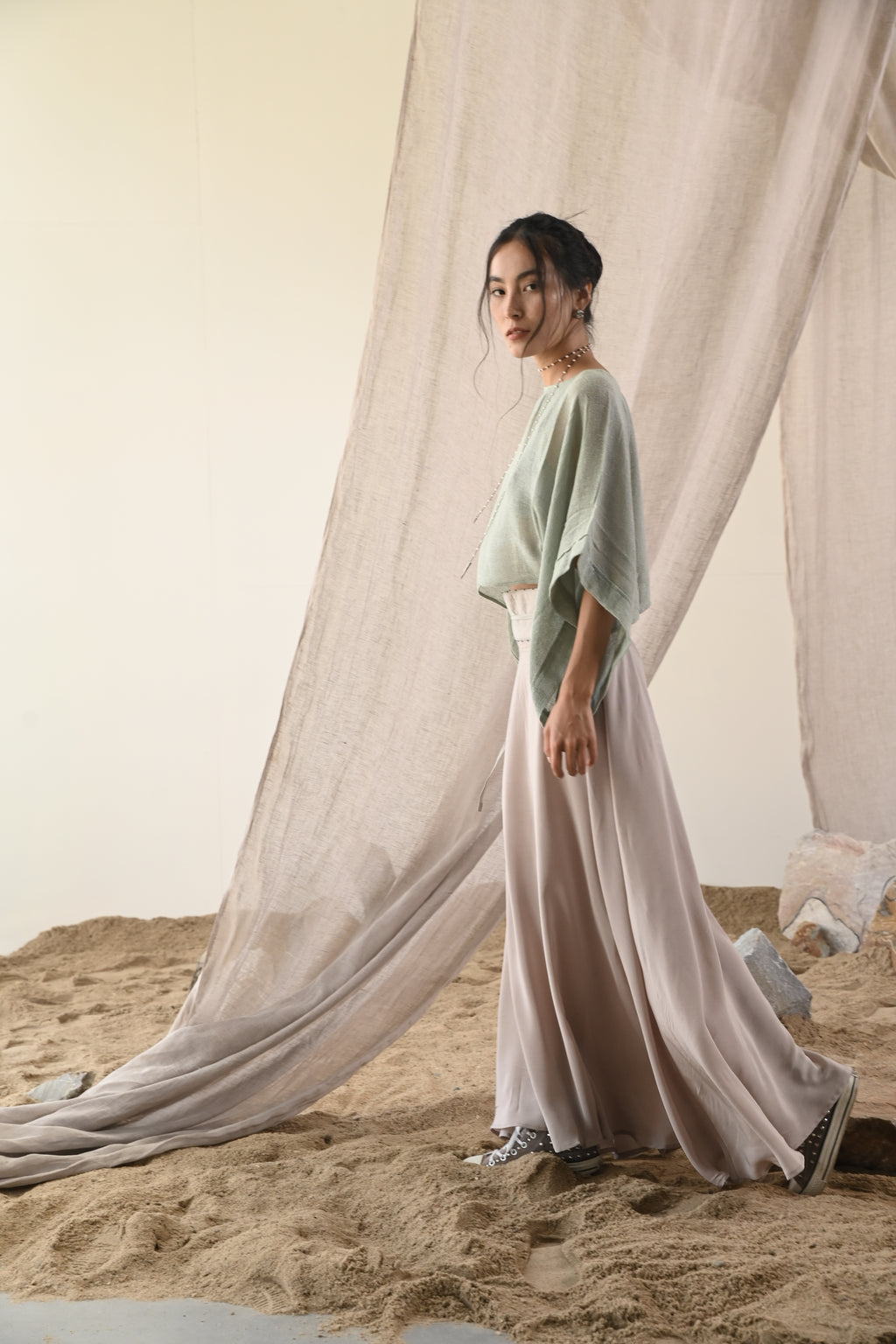 Verbena Skirt | Mist