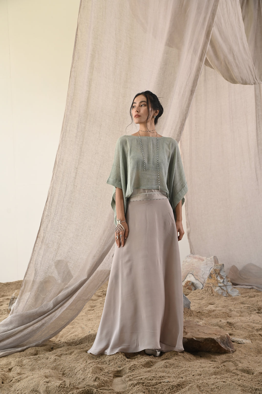Verbena Skirt | Mist