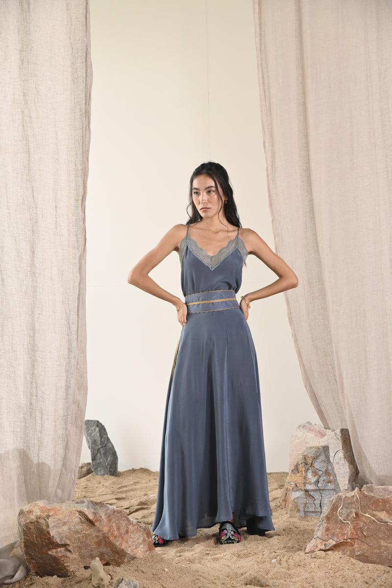 Verbena Skirt | Indigo