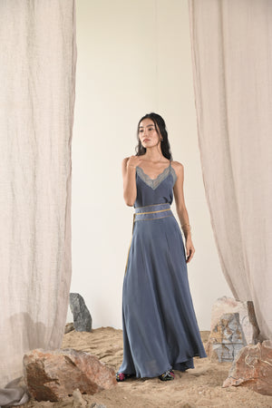 Verbena Skirt | Indigo