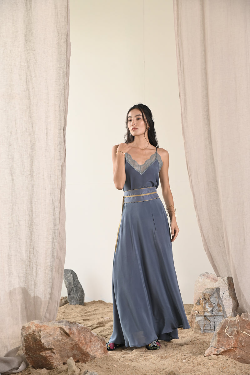 Verbena Skirt | Indigo