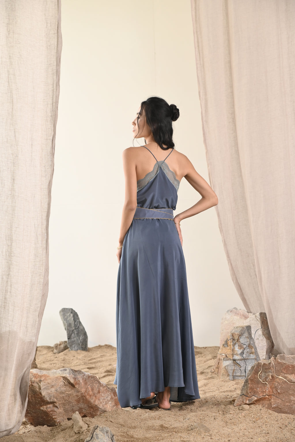 Verbena Skirt | Indigo