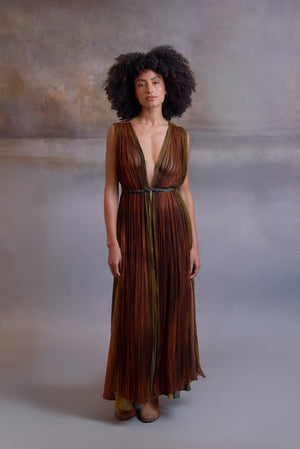 Alma Dress - Marsala