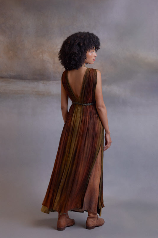 Alma Dress - Marsala