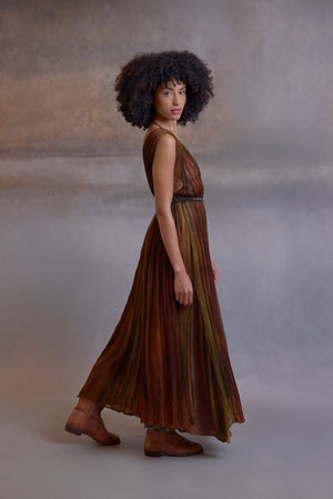 Alma Dress - Marsala