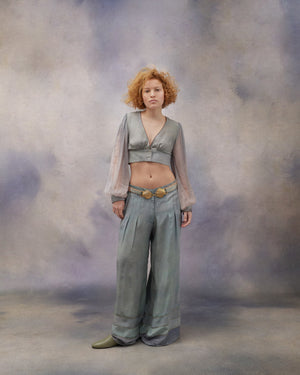 Zade Pants | Aqua