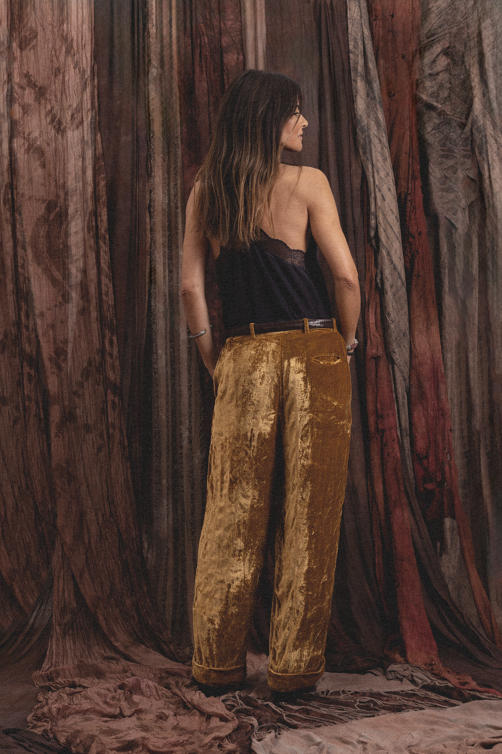 Velvet Pants – Saffron