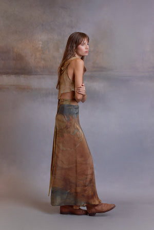 Gia Skirt - Terracotta