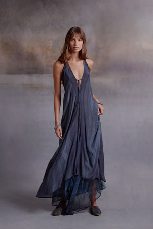 Asha Dress - Indigo