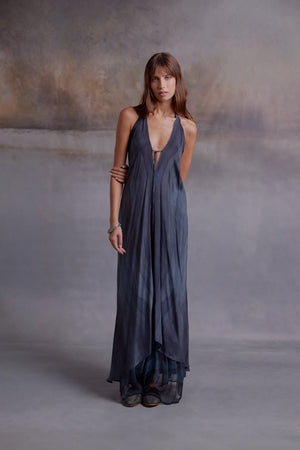 Asha Dress - Indigo