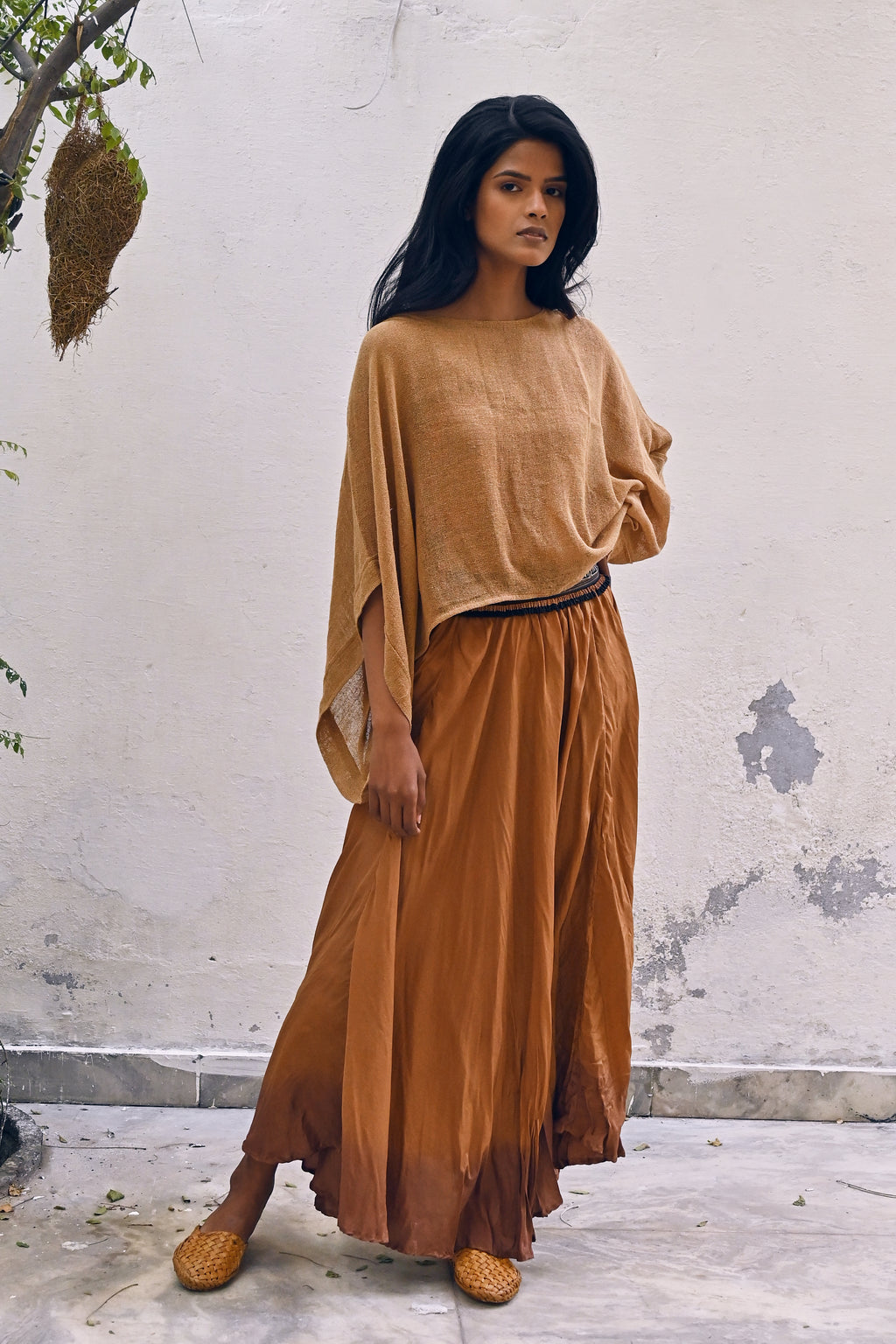 100% Raw Silk Zephyr Top from Savannah Collection by the White Raven Women Clothing